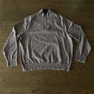 Bonobos 1/4 Zip Mock Neck Sweater. Men’s size XXL Slim
